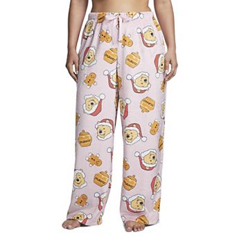 Plus Size Disney's Winnie The Pooh Holiday Luxe Plush Pajama Pants