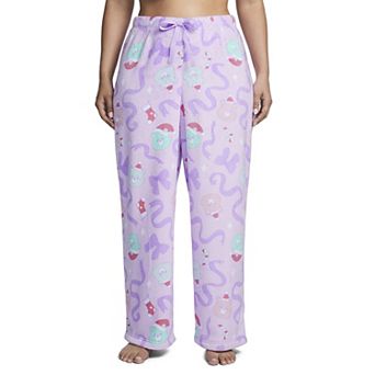 Plus Size Care Bears Holiday Luxe Plush Pajama Pants