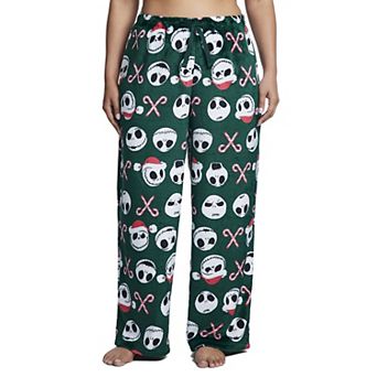 Plus Size Disney's Nightmare Before Christmas Jack Skellington Luxe Plush Pajama Pants