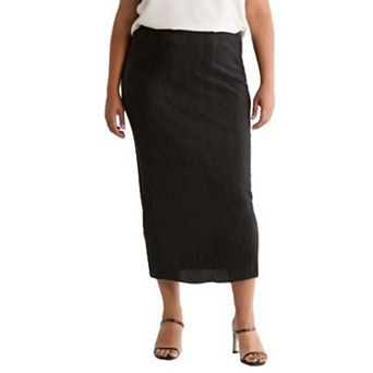 Plus Size Tash + Sophie Plisse Skirt