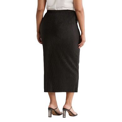 Plus Size Tash + Sophie Plisse Skirt