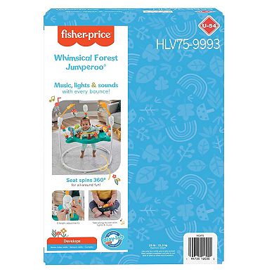 Fisher-Price Whimsical Forest 360° Activity Center with Music & Lights