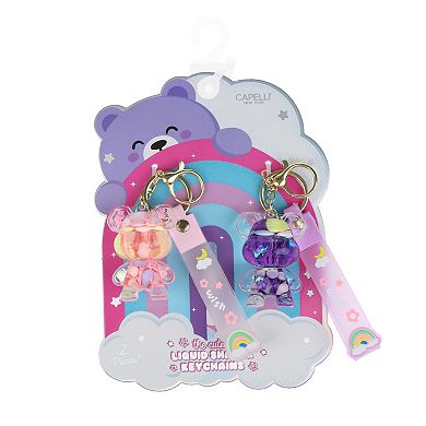 Elli by Capelli 2-Piece Liquid Bear BFF Bag Charm Set