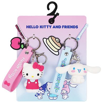 Hello Kitty & Cinnamoroll 2-Piece Key Chain Set