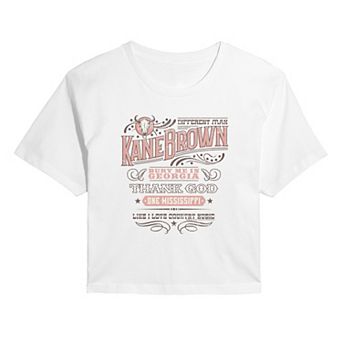 Juniors' Kane Brown Different Man Cropped Tee