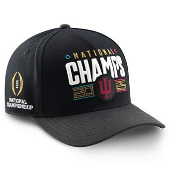 Men's Indiana Hoosiers College Football Playoff 2025 National Champions Locker Room Rise Adjustable Hat