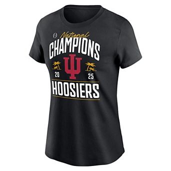 Women's Indiana Hoosiers College Football Playoff 2025 National Champions Locker Room Replica T-Shirt
