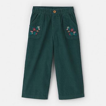 Toddler Girl Carter’s Floral Corduroy Wide-Leg Pants