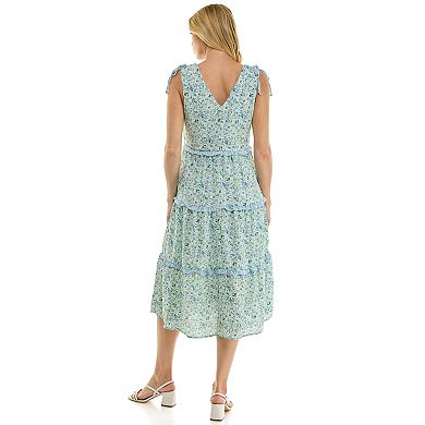 Women's Luxology Ruffle Tiered Midi Dress
