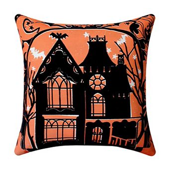 Celebrate Together™ Halloween Haunted House Throw Pillow