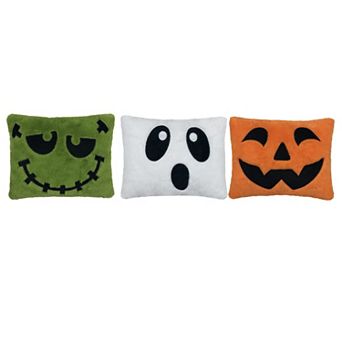 Celebrate Together™ 3-Pack Ghost Monster Pumpkin Decorative Pillows