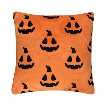 Celebrate Together™ Jack-O-Lantern Jacquard Decorative Pillow