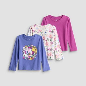 Girls 4-12 Jumping Beans® 3-Pack Long Sleeve Tee