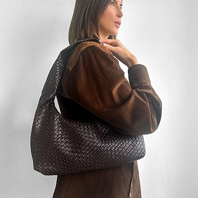 Adornia Patchwork Shoulder Bag