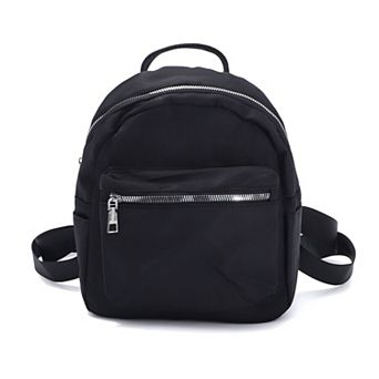 Adornia Sporty Small Backpack with Zip Closure