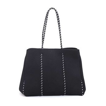 Adornia Neoprene Tote Bag with Pouch