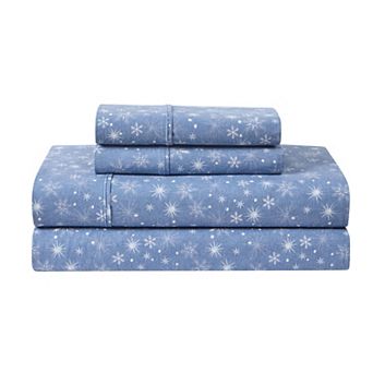 Hallmark Brushed Cotton Flannel Sheet Set with Pillowcases