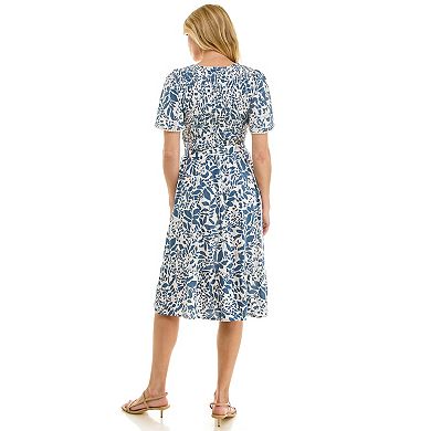 Women's Luxology Belted Midi Dress