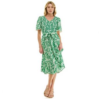 Women's Luxology Belted Midi Dress