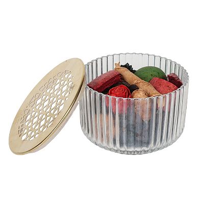 Sonoma Goods For Life® Apple Spice Potpourri Decorative Glass Container