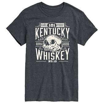 Big & Tall Kentucky Whiskey Skull Graphic Tee