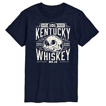 Big & Tall Kentucky Whiskey Skull Graphic Tee