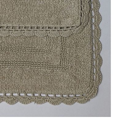 Premium Adamo 2 Pieces Cotton Anti Skid Luxurious Bath Rug Set