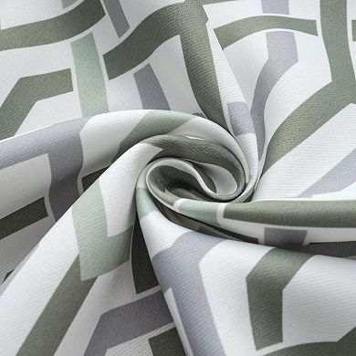 Rory Printed 2 Pack Blackout Luxurious Decorative Grommet Curtain Panel