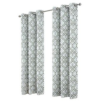 Rory Printed 2 Pack Blackout Luxurious Decorative Grommet Curtain Panel