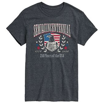Big & Tall Semiquincentennial 250th Anniversary Collegiate Graphic Tee