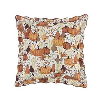 Celebrate Together™ Fall 22-Inch Multi Pumpkin Toss Scallop Pillow