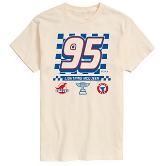 Big & Tall Disney / Pixar's Cars Lightning McQueen 95 Americana Graphic Tee