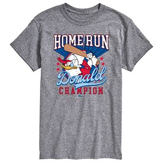 Big & Tall Disney's Donald Duck Home Run Champion Graphic Tee