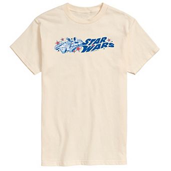 Big & Tall Star Wars Millennium Falcon Americana Graphic Tee