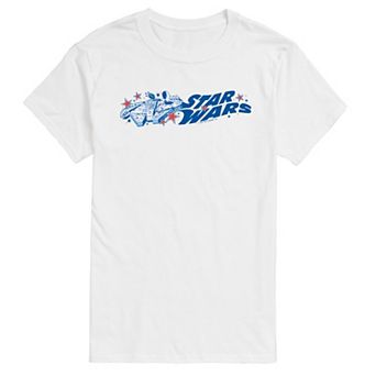 Big & Tall Star Wars Millennium Falcon Americana Graphic Tee