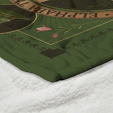 Wicked Elphaba Thropp Silk Touch Sherpa Throw Blanket 50x60 inches