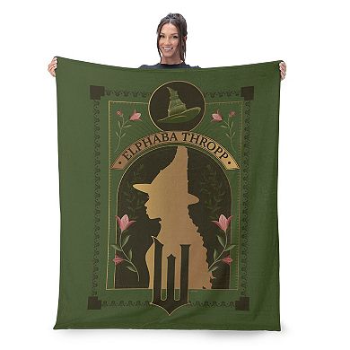 Wicked Elphaba Thropp Silk Touch Sherpa Throw Blanket 50x60 inches