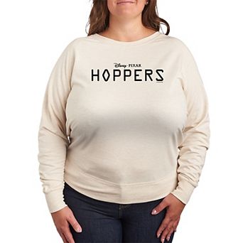 Plus Size Disney / Pixar Hoppers Logo French Terry Long Sleeve Shirt