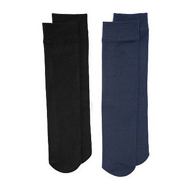 Women's MUK LUKS 2-Pack Fleece Lined Knee High Socks