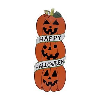 Celebrate Together™ Halloween Happy Halloween Pumpkins Porch Leaner Outdoor Decor