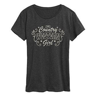 Women's Country Western Girl Graphic Tee