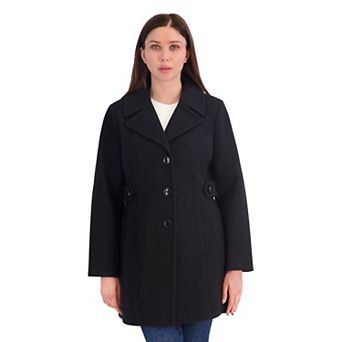 Women's London Fog Single Breasted Peacoat