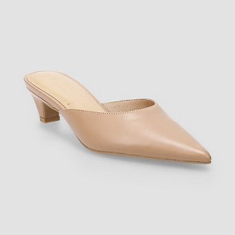 LC Lauren Conrad Omyyn Women's Pointed Toe Kitten Heel Mule