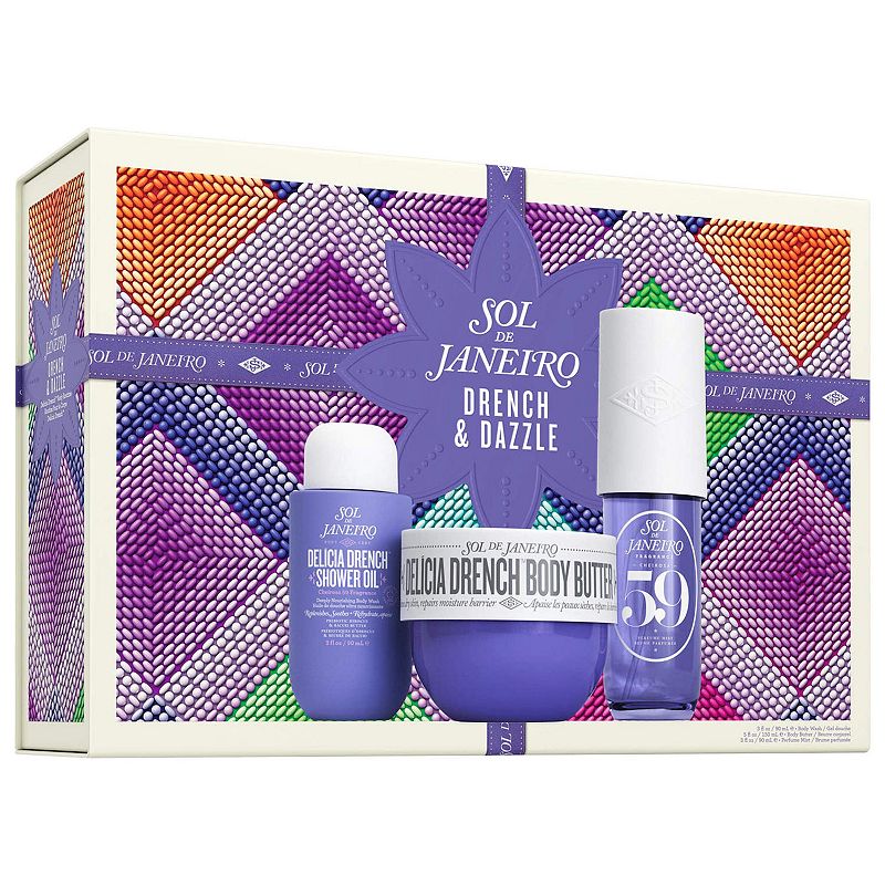 Sol de Janeiro Drench & Dazzle Delicia Drench Body Routine Gift Set