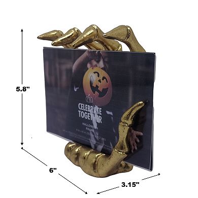 Celebrate Together™ Halloween Skeleton Hand 4" x 6" Photo Frame
