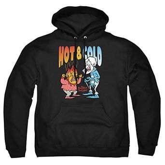 Big & Tall Santa Claus Hot & Cold Graphic Pullover Hoodie