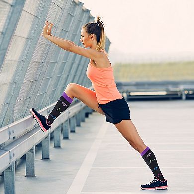 Compression Socks For Women - Pro Support For Nurses Travel Pregnancy Foot Aches Running - 3 Pair