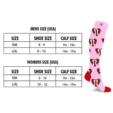Fun And Love Comfortable All Day Wear Compression Socks - 3 Pair
