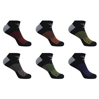 Compression Socks - Ankle High For Running, Athtletics, Travel - 6 Pair