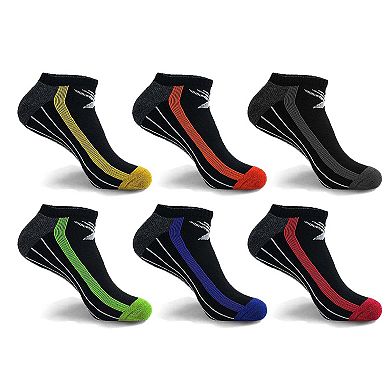Compression Socks - Ankle High For Running, Athtletics, Travel - 6 Pair